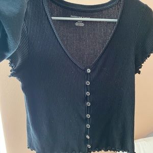 black american eagle blouse